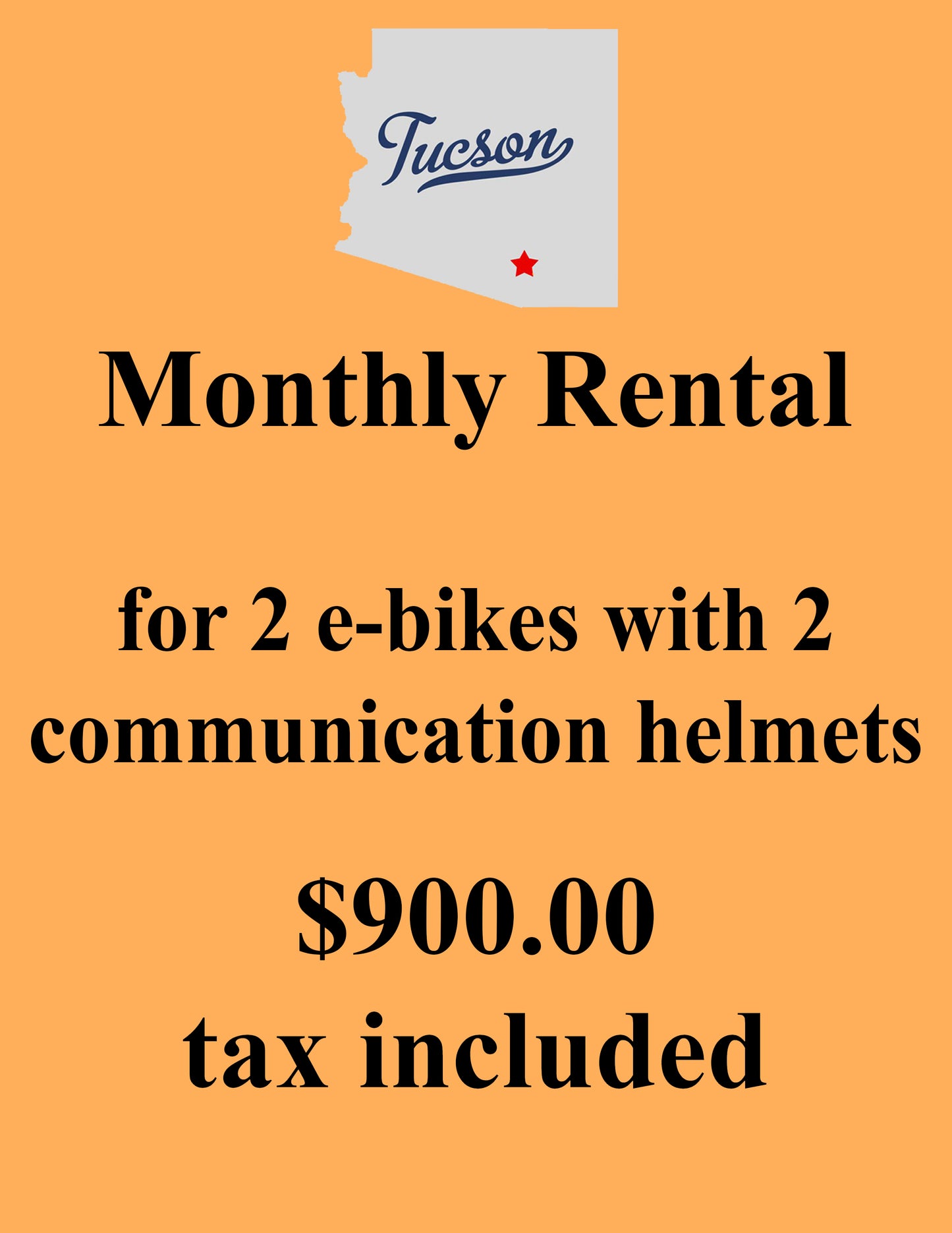 Ride Anytime-Oro Valley-Monthly Rental for Two Ebikes (Tax Included)