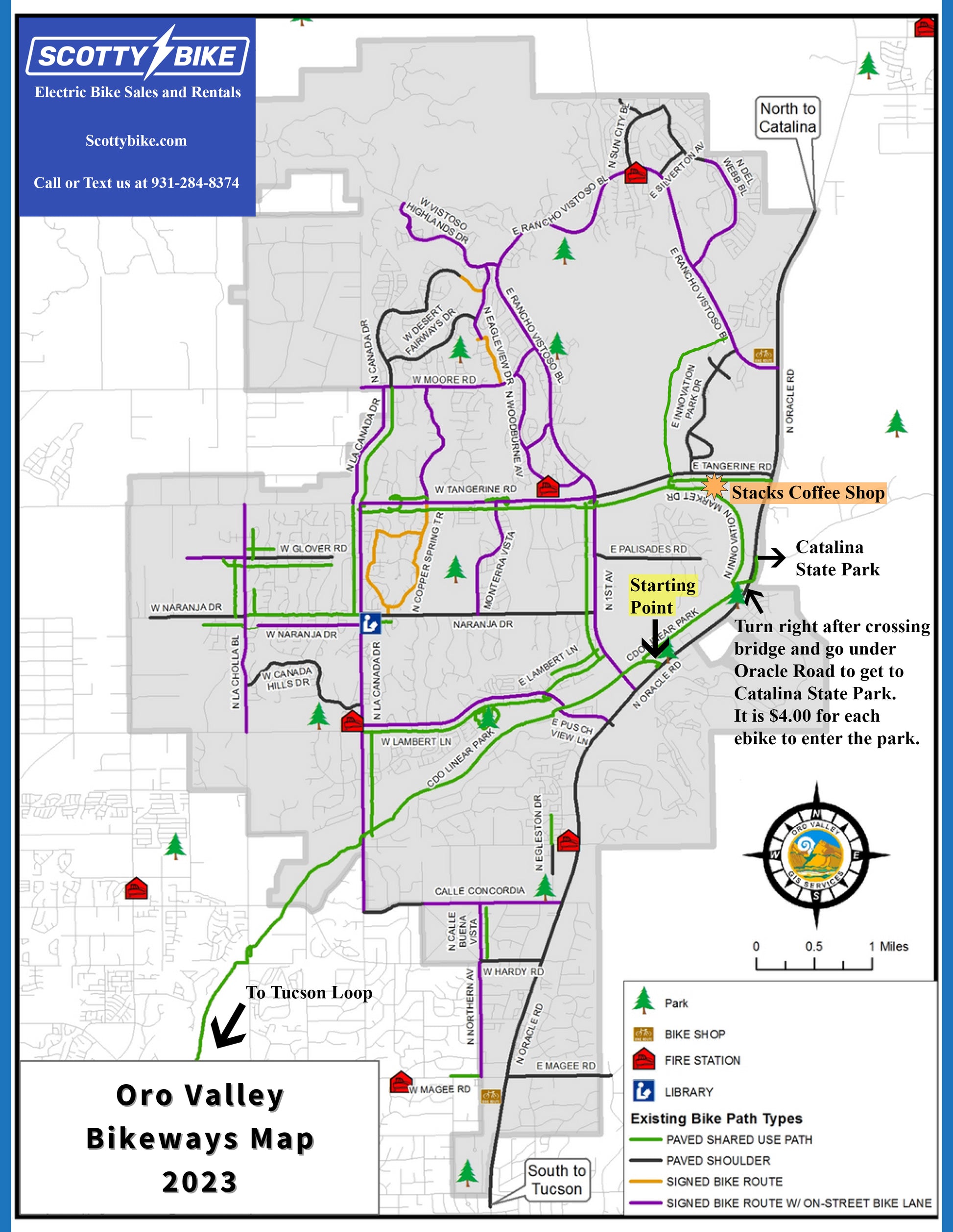 Ride Anytime-Oro Valley-1/2 Day Rental-(Up to Hours) – Scotty-Bike