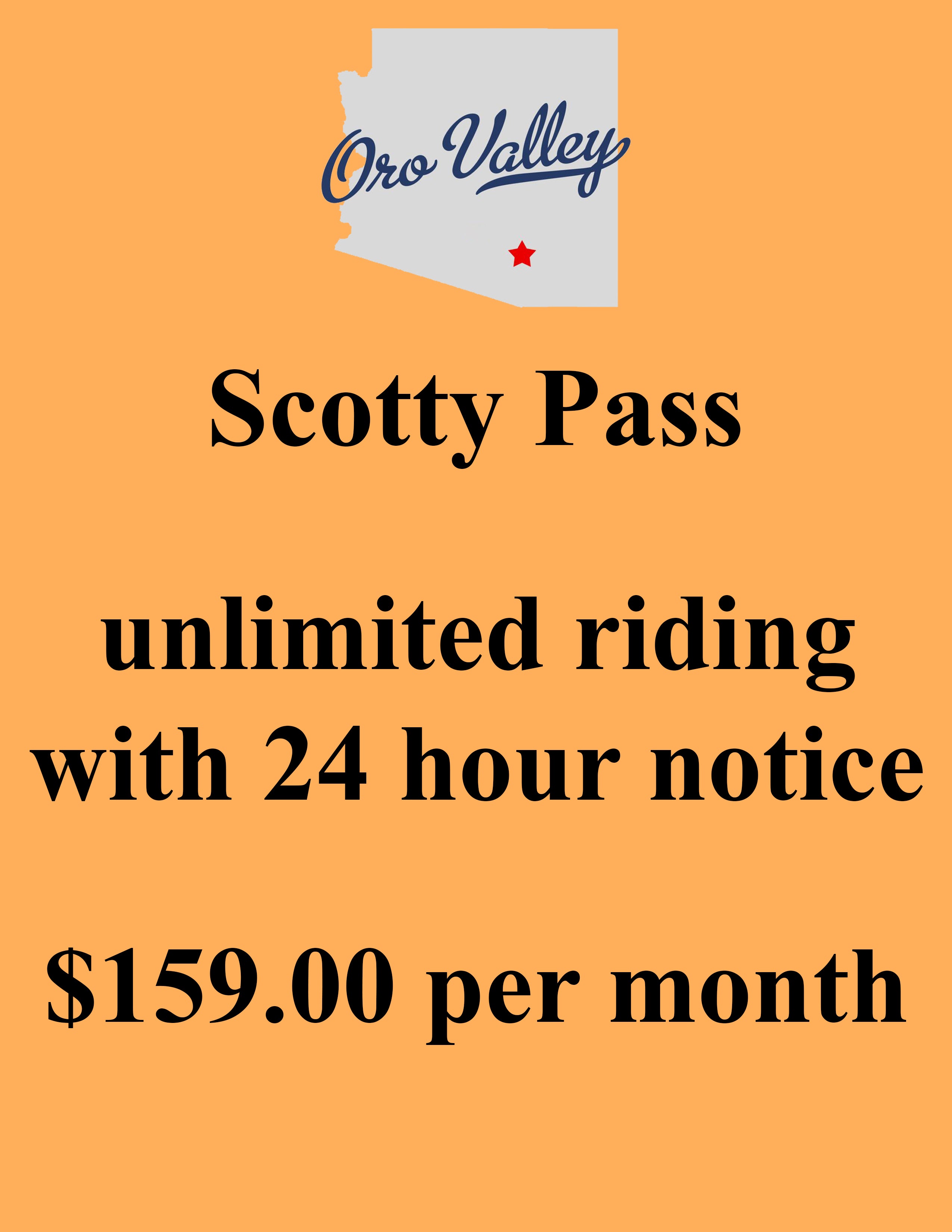 Oro ValleyScotty PassUnlimited Monthly Riding ScottyBike