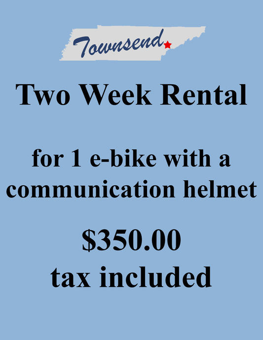 Townsend-Two Week Ebike Rental-(Tax Included)