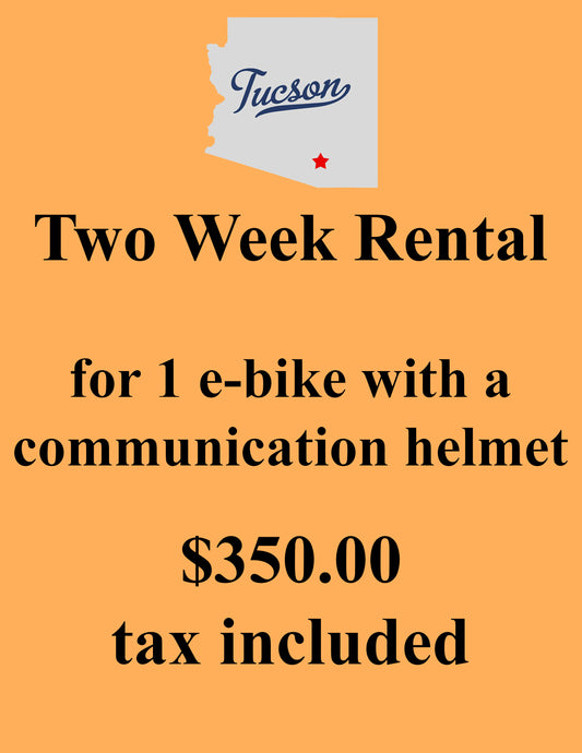 Ride Anytime-Oro Valley Area-Two Week Rental (Tax Included)