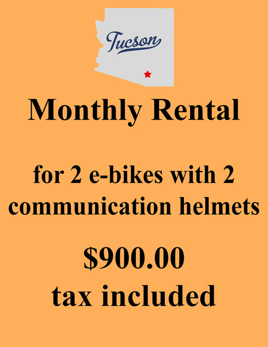 Ride Anytime-Oro Valley-Monthly Rental for Two Ebikes (Tax Included)